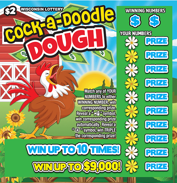 Cock A Doodle Dough 2161 Wisconsin Lottery