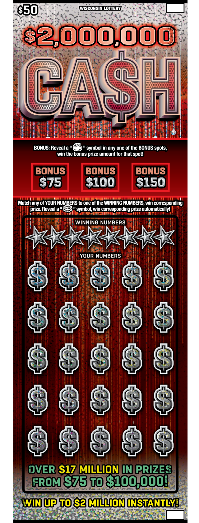 $2,000,000 CASH (2629) Image of $2,000,000 CASH (2629)