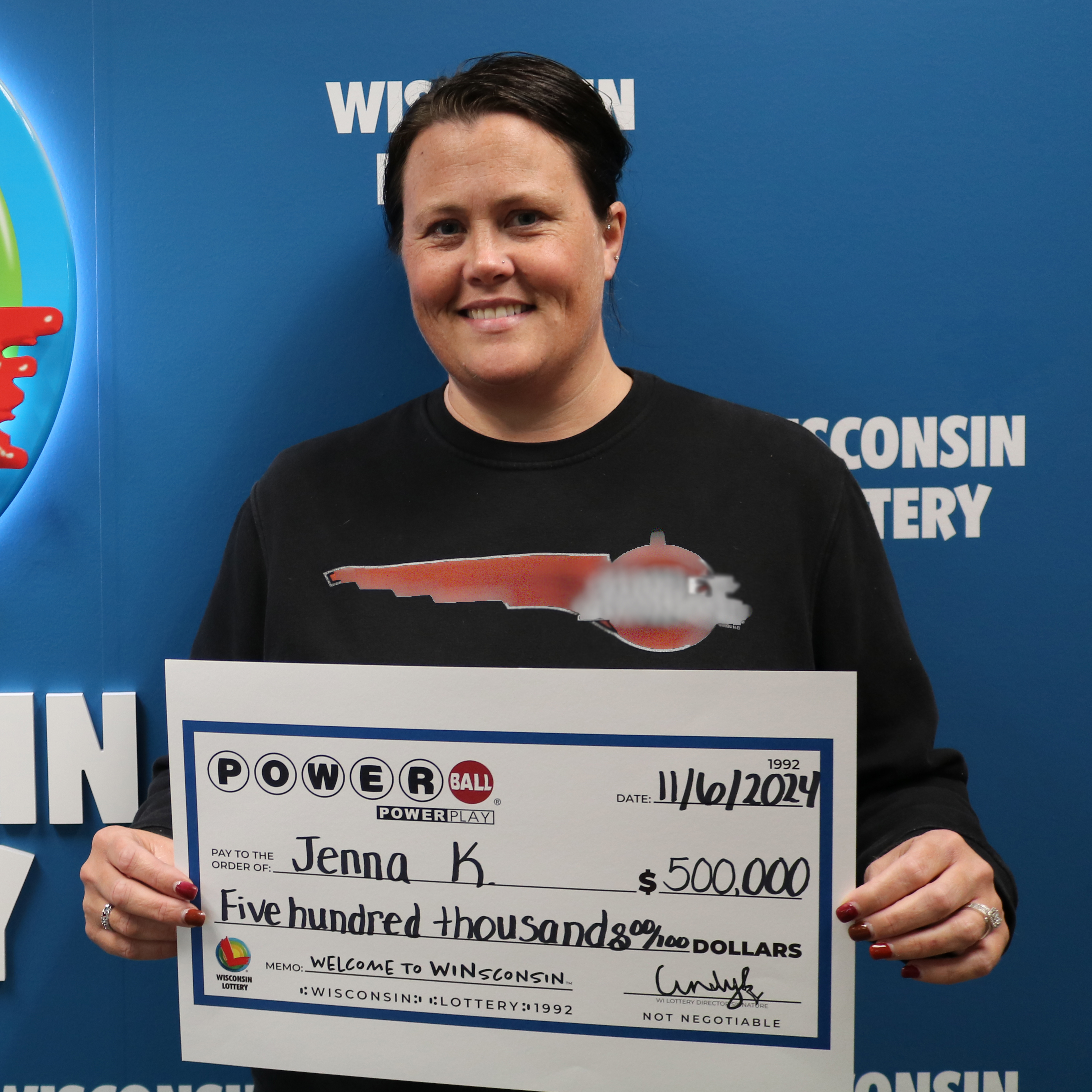 POWERBALL Winner - JENNA K