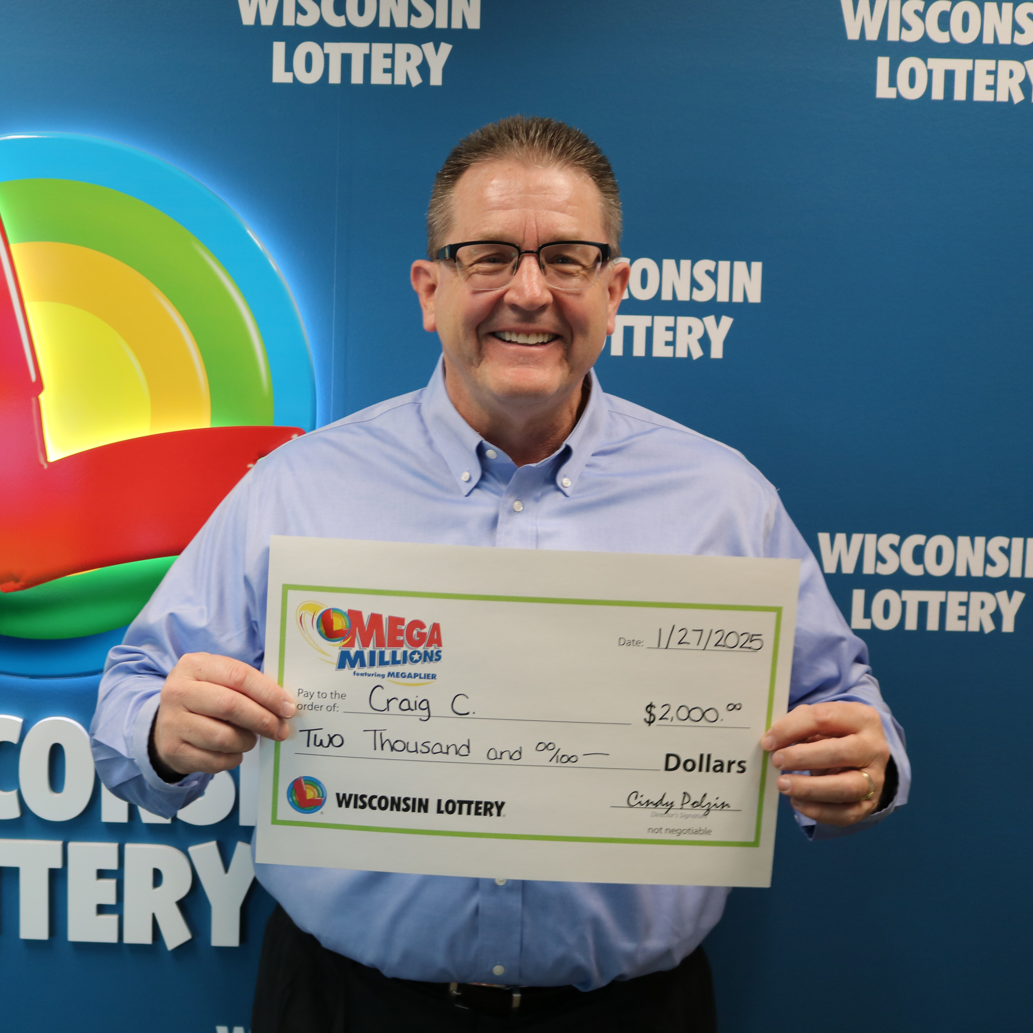 MEGA MILLIONS Winner - CRAIG C