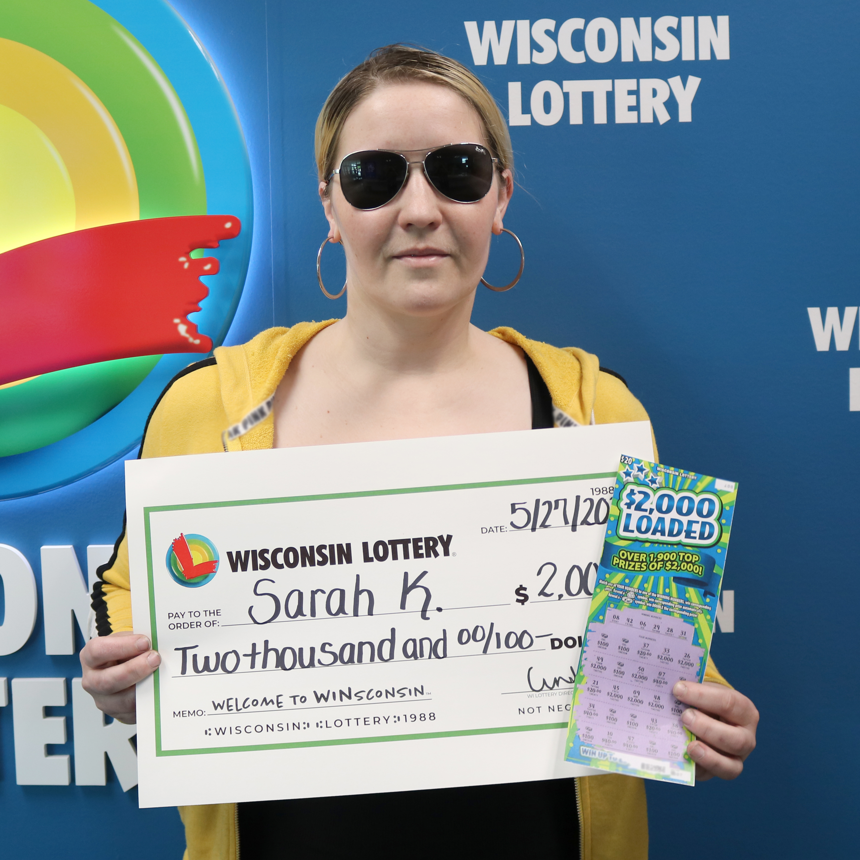 $2,000 LOADED Winner - SARAH K