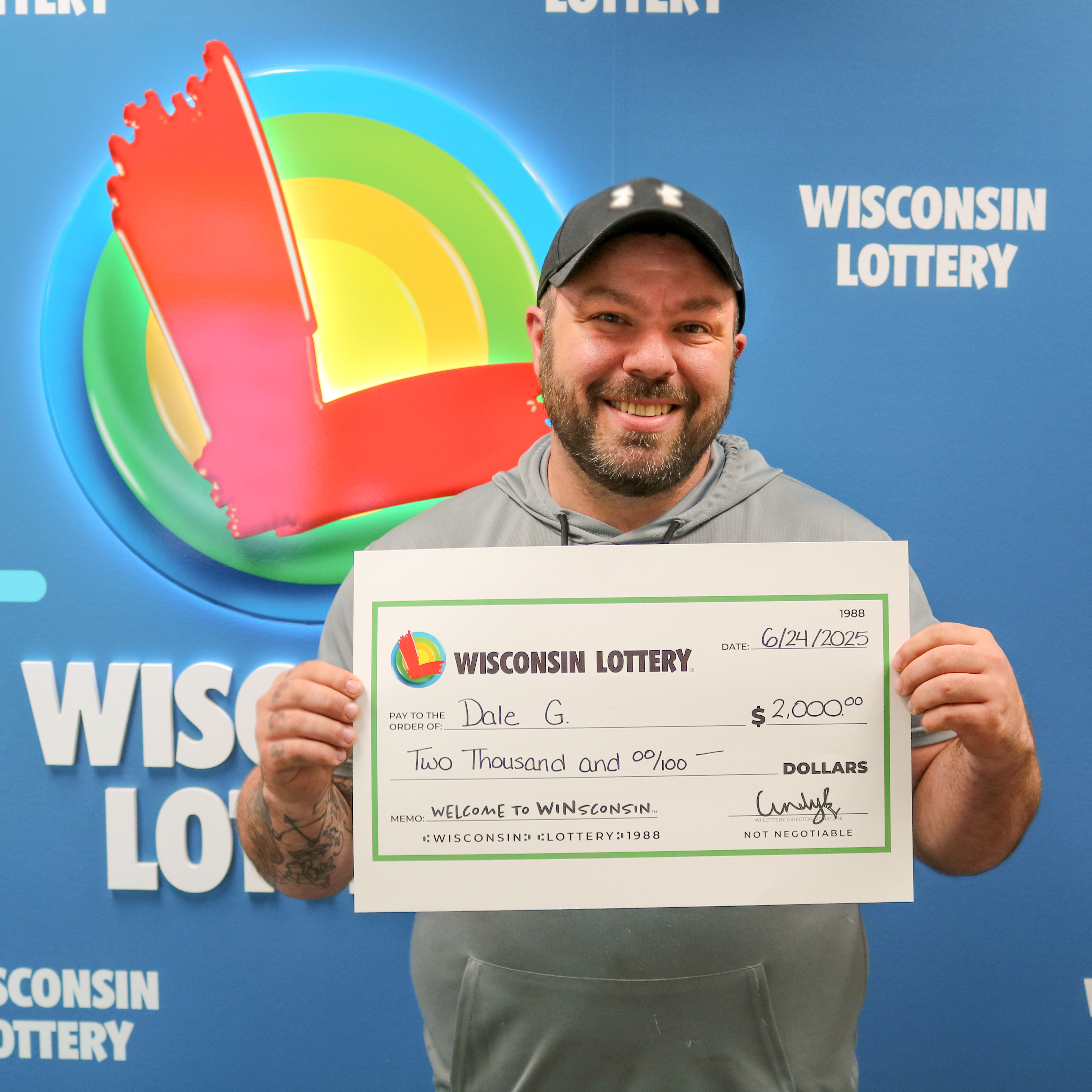 $2,000 LOADED Winner - DALE G
