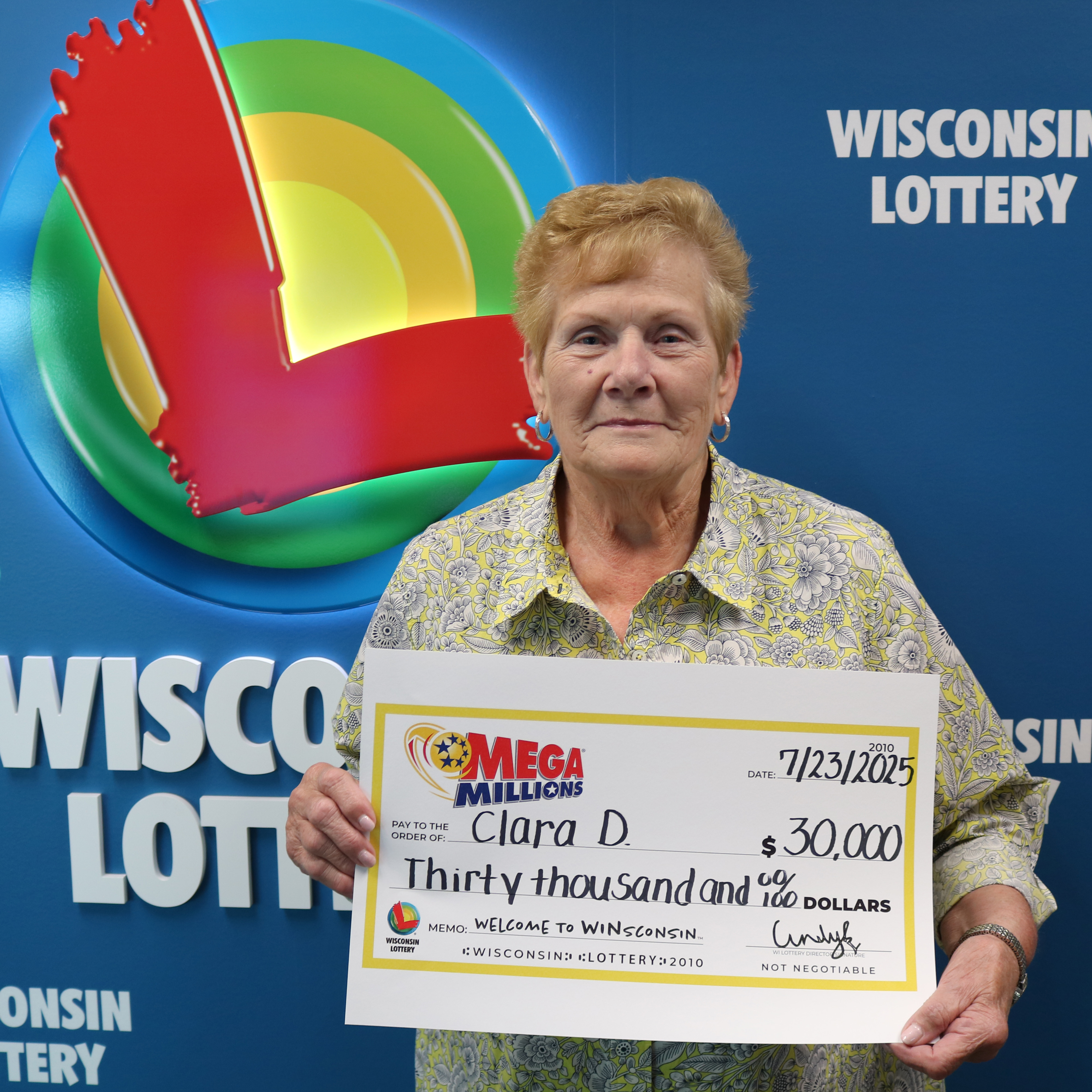 MEGA MILLIONS Winner - CLARA D