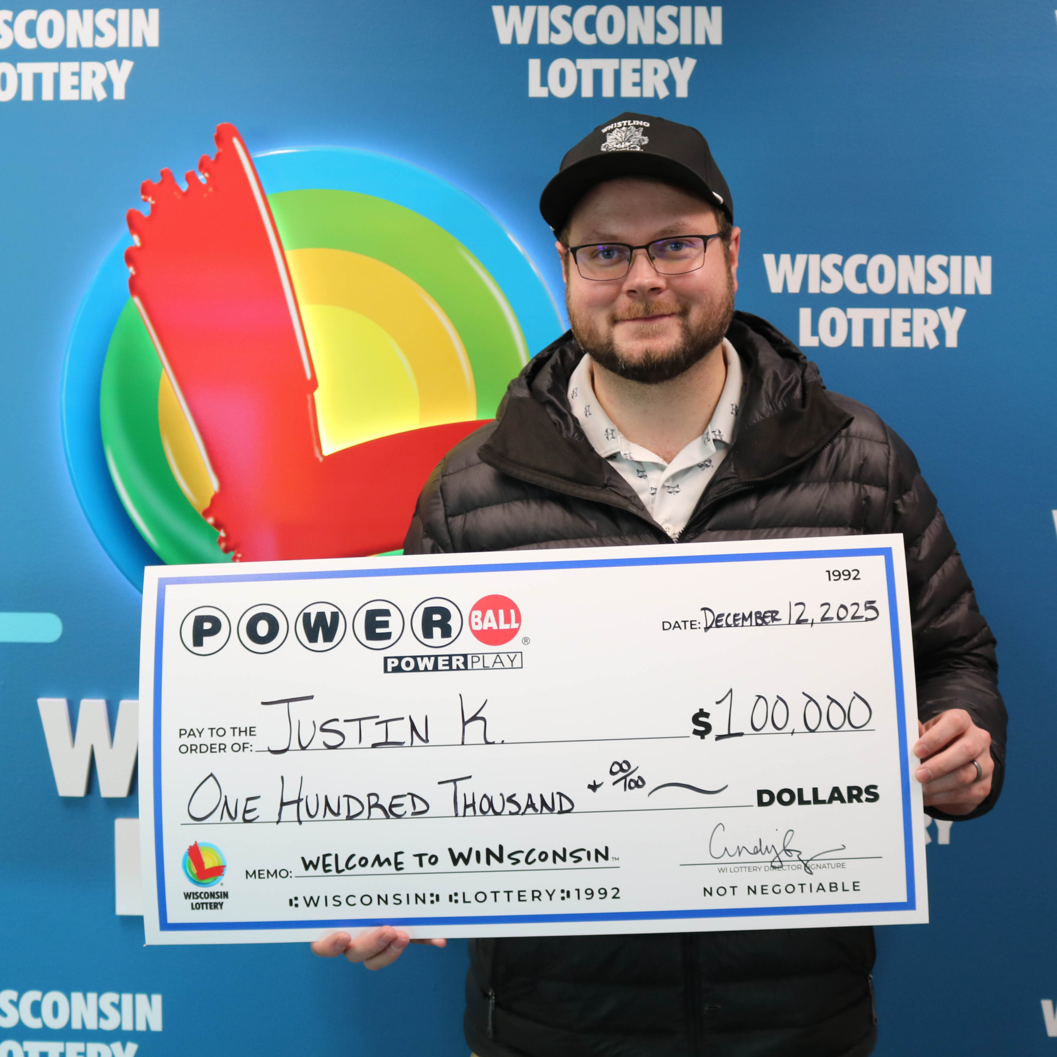 POWERBALL Winner - JUSTIN K
