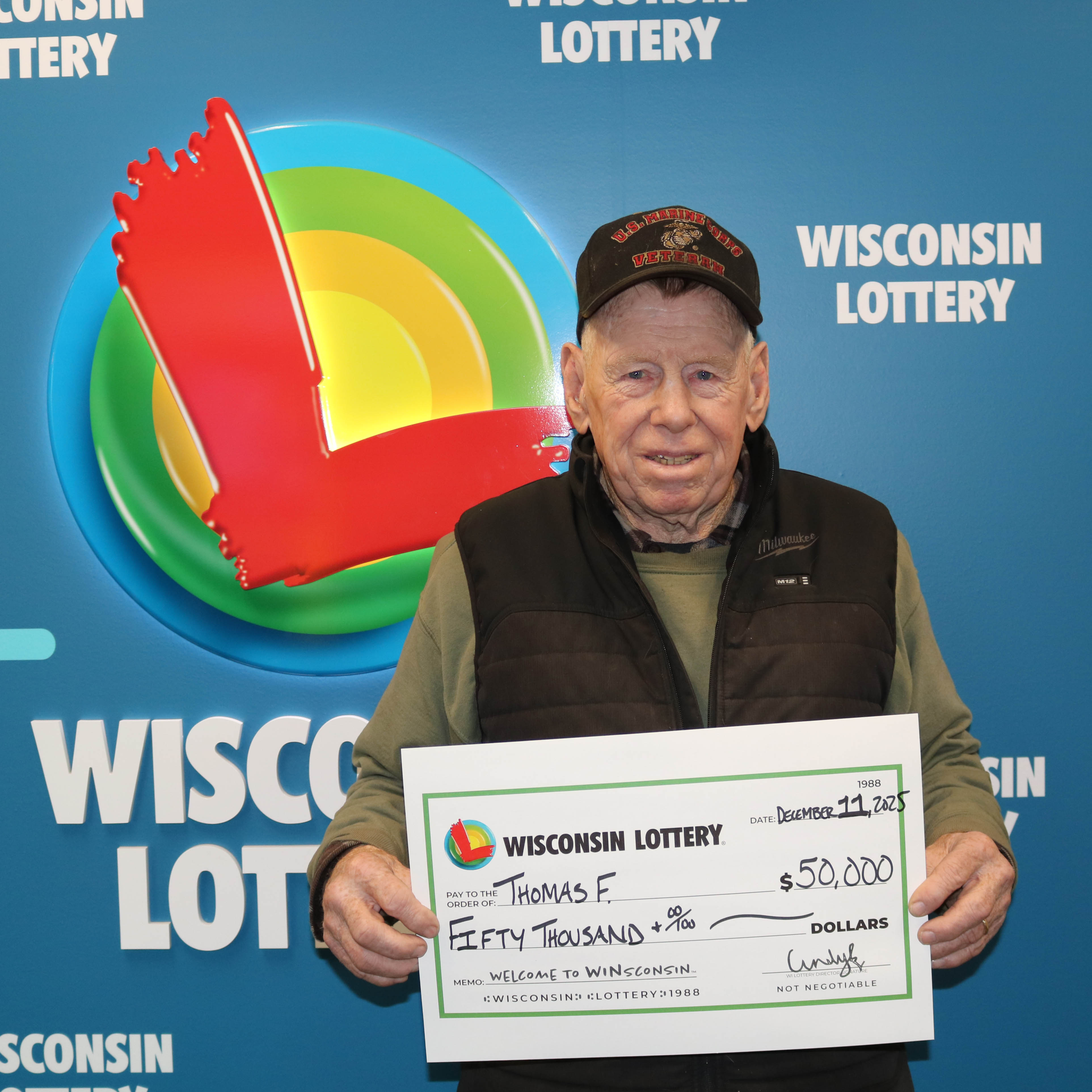 $50,000 MONEY MAKER Winner - THOMAS F