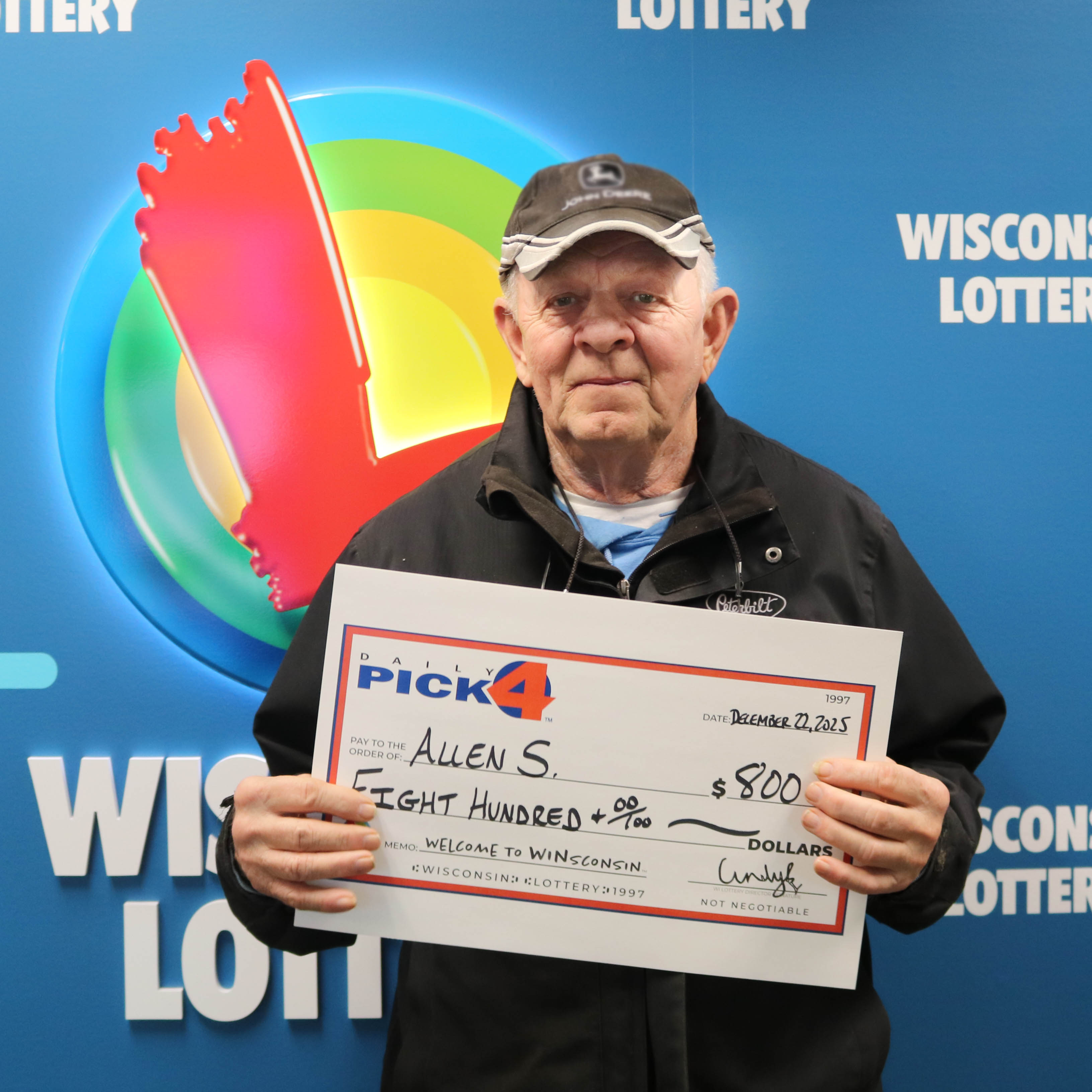 PICK 4 Winner - ALLEN S