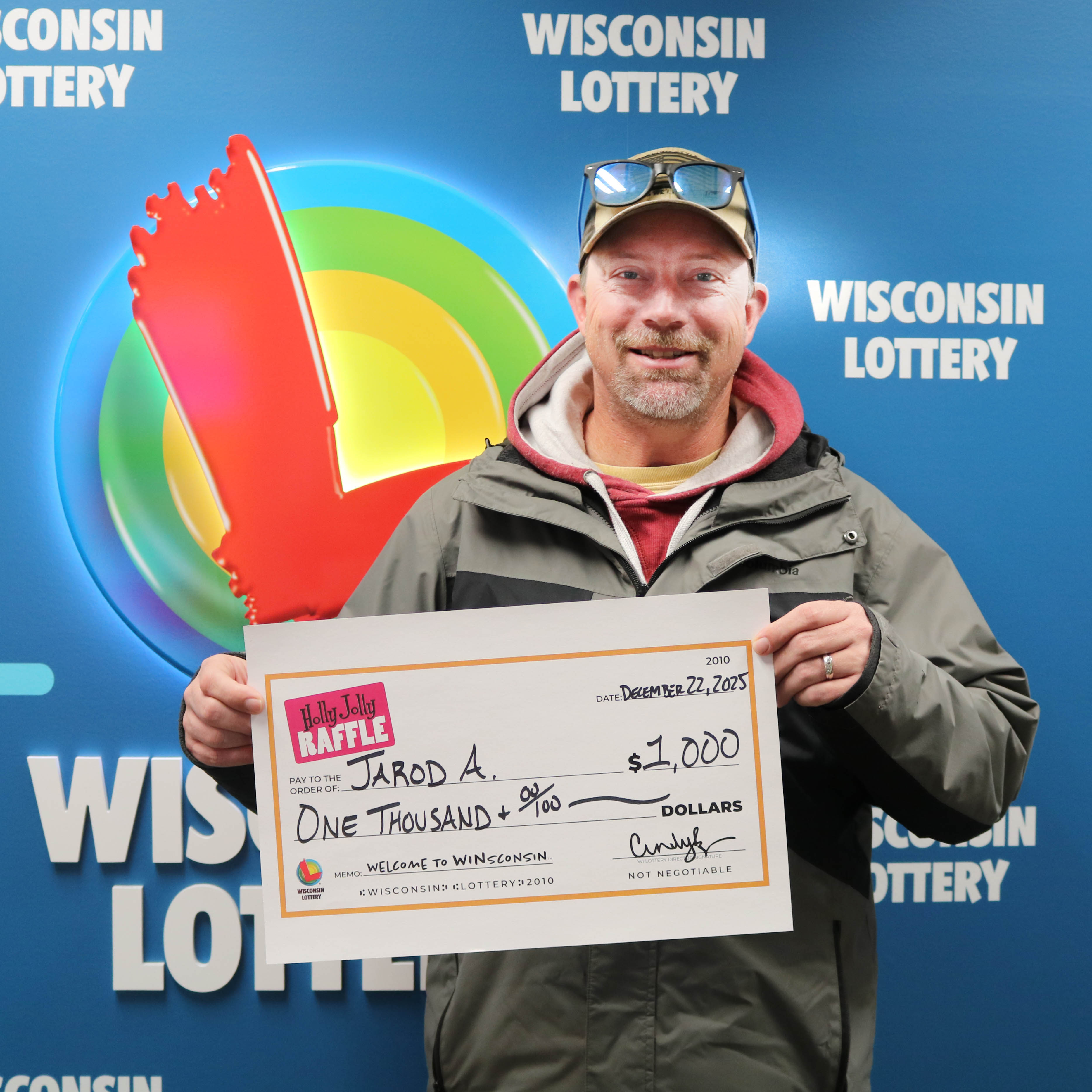 RAFFLE Winner - JAROD A