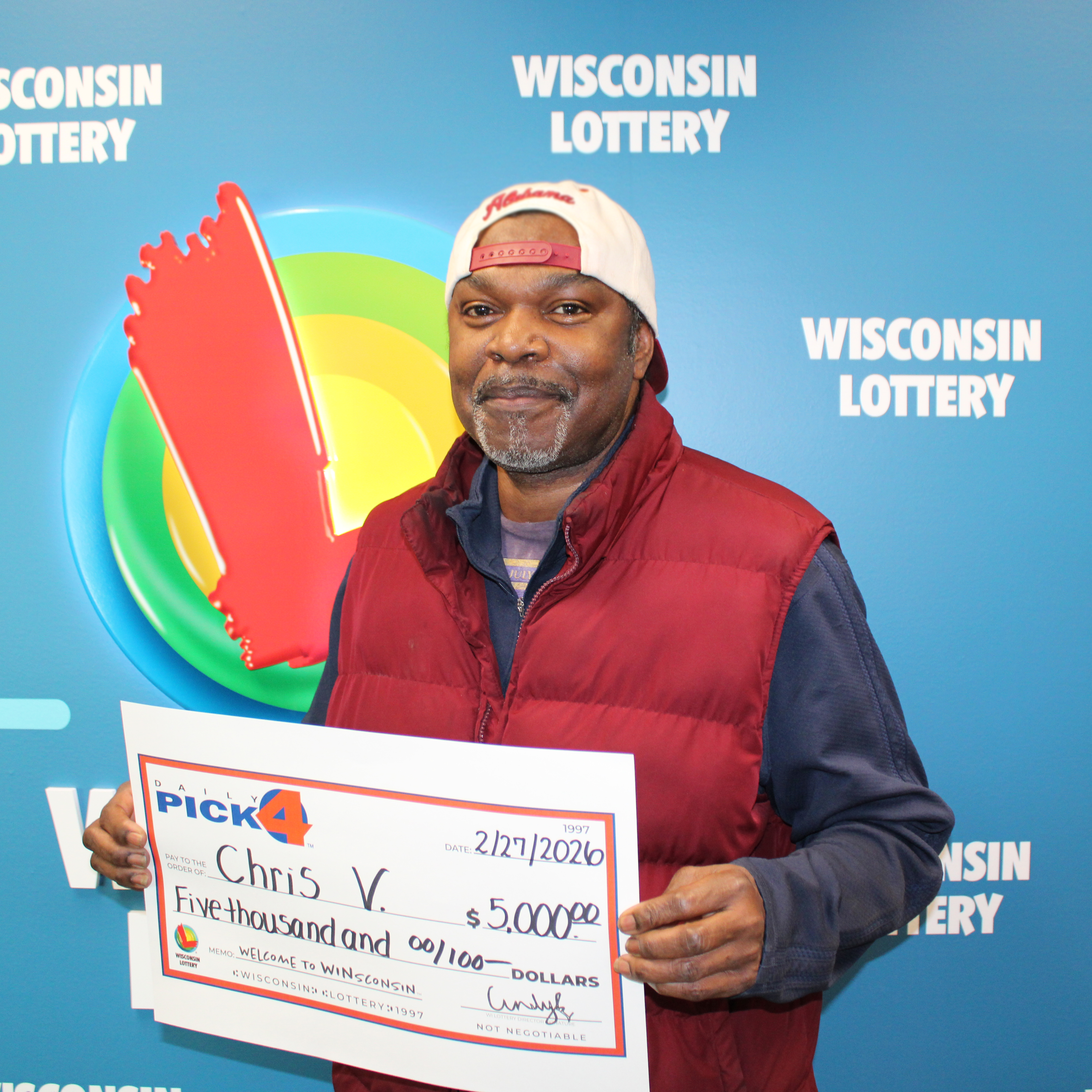 PICK 4 Winner - CHRIS V