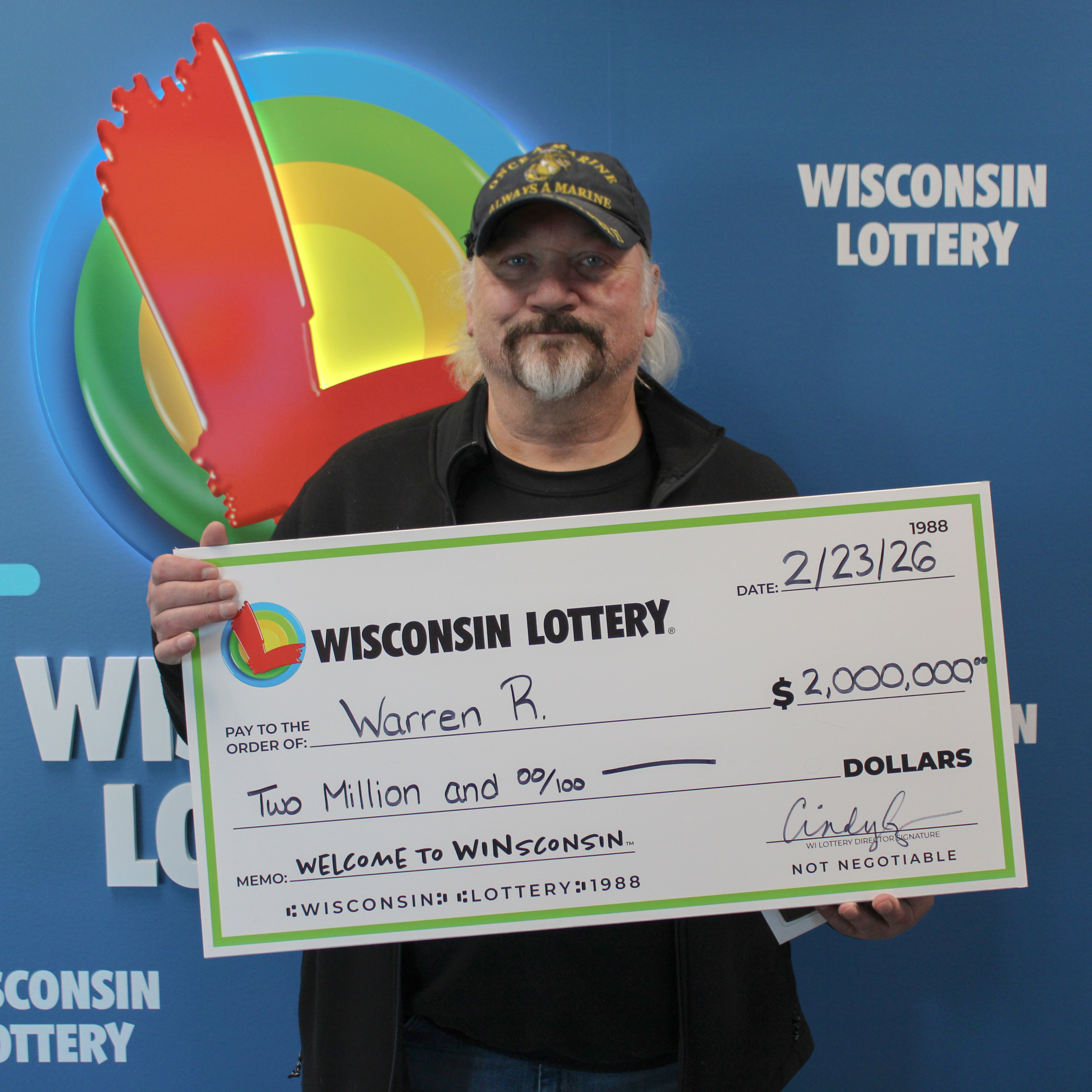 $2,000,000 CASH Winner - WARREN R