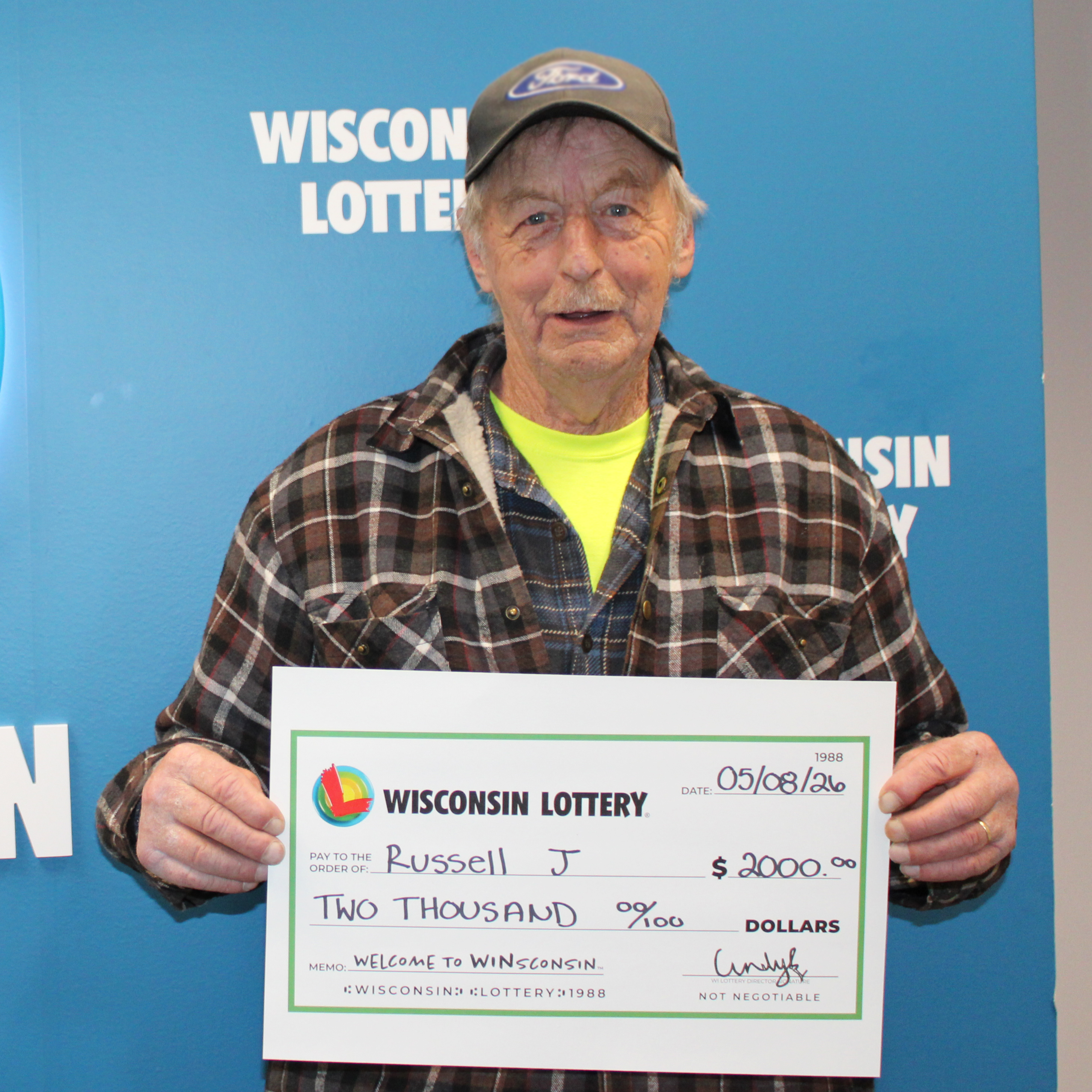 $2,000 NOW Winner - RUSSELL J