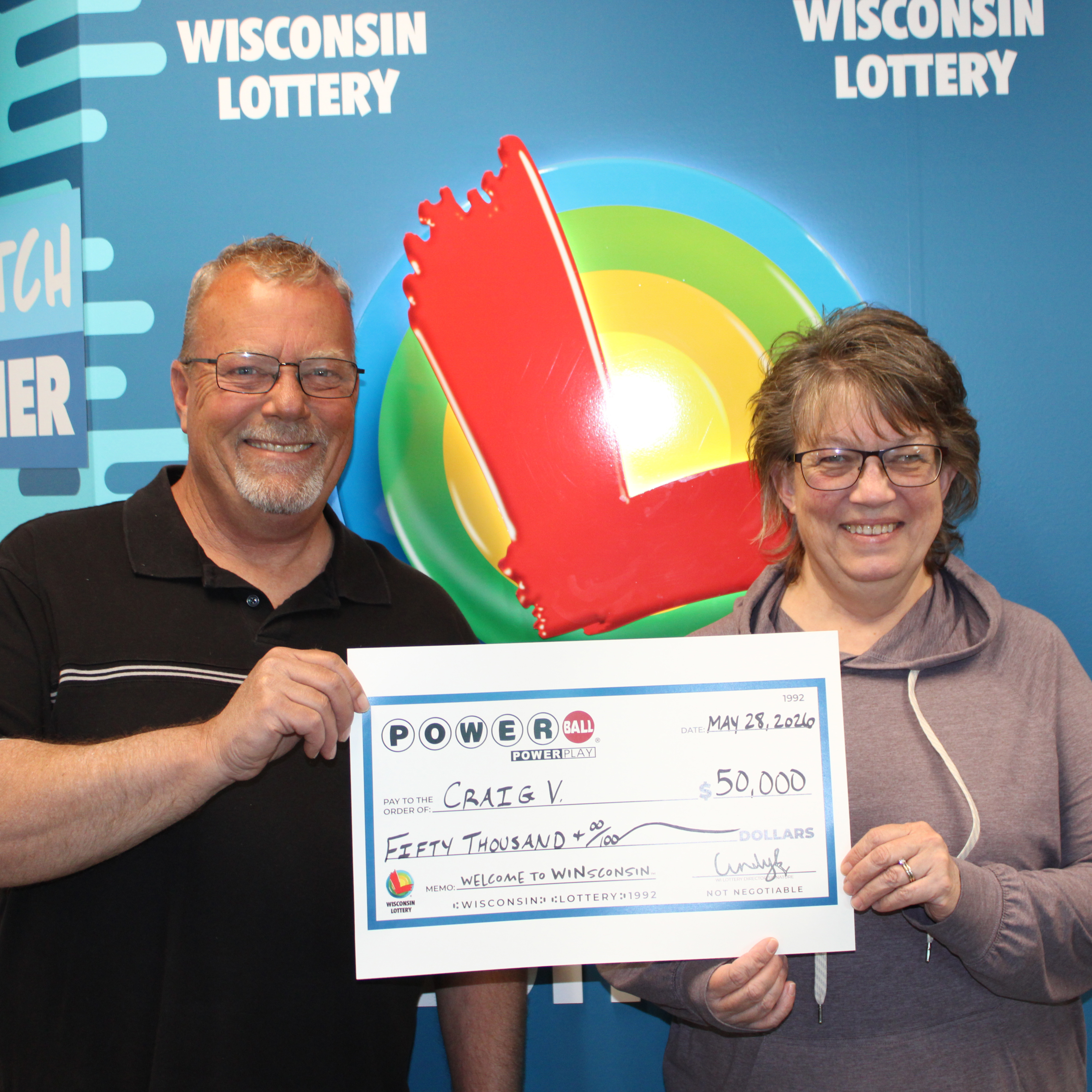 POWERBALL Winner - CRAIG V