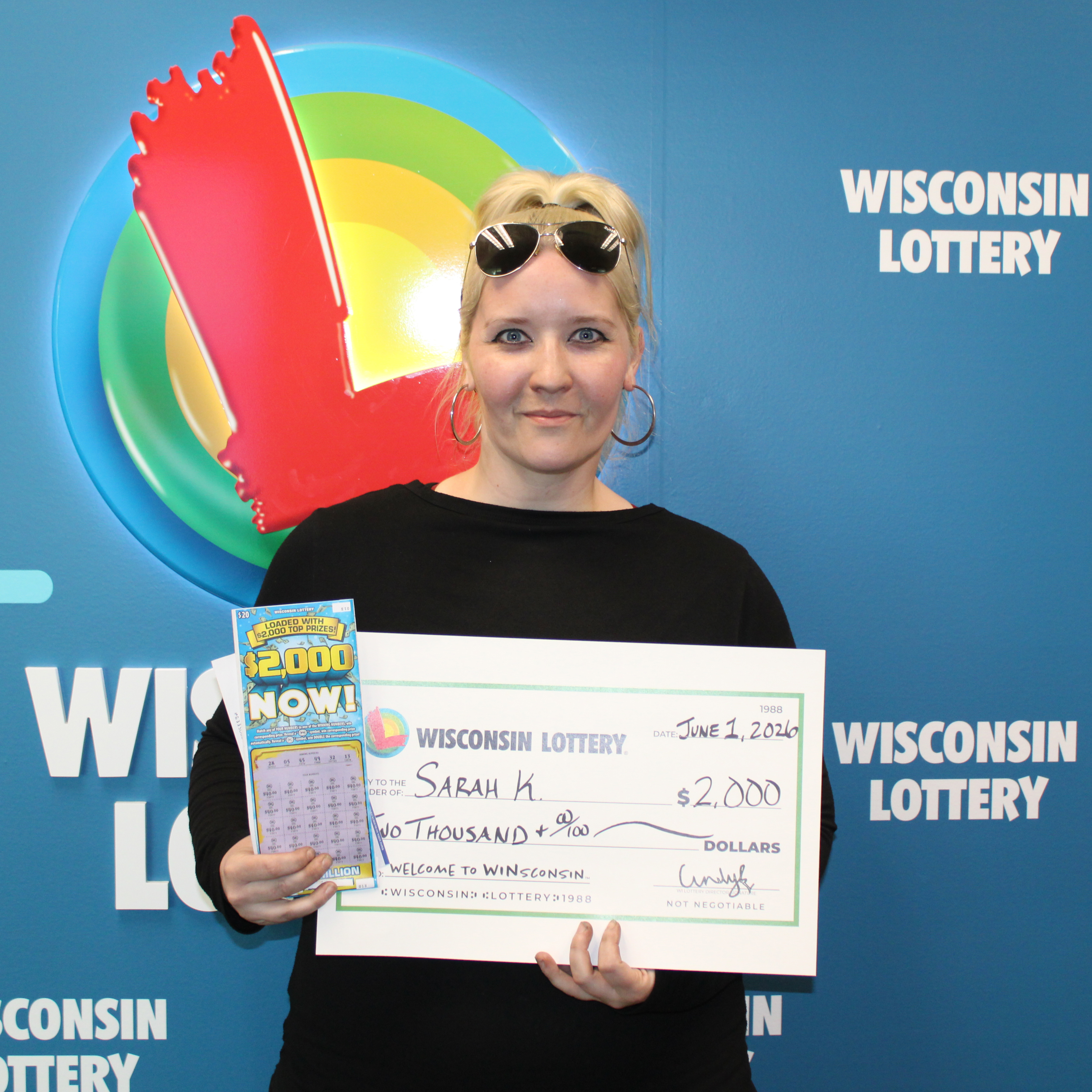 $2,000 NOW Winner - SARAH K