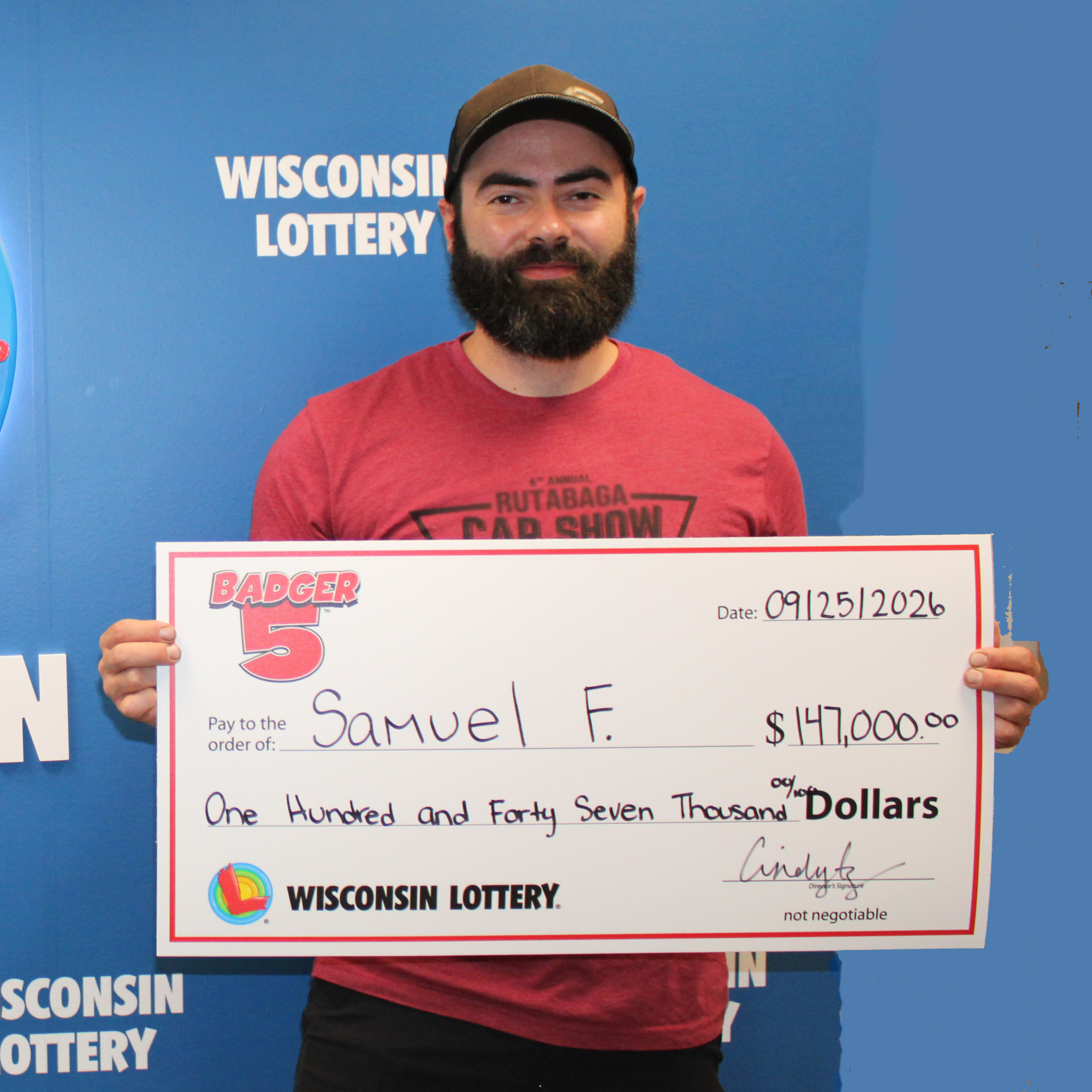 BADGER 5 Winner - SAMUEL F