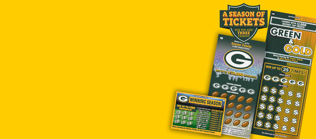 Packers Announce Details of Packers Scratch Tickets