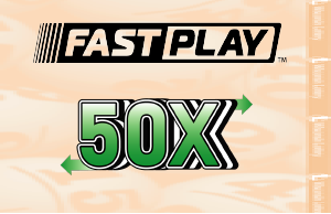 Fast Play 50X ticket image for landing page