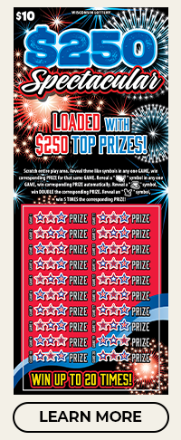 $250 Spectacular - WI Lottery 