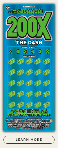 200X The Cash - WI Lottery Scratch Game
