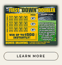 Frist Down Doubler WI Lottery Scratch Game
