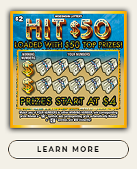 WI Lottery Hit $50 scratch game