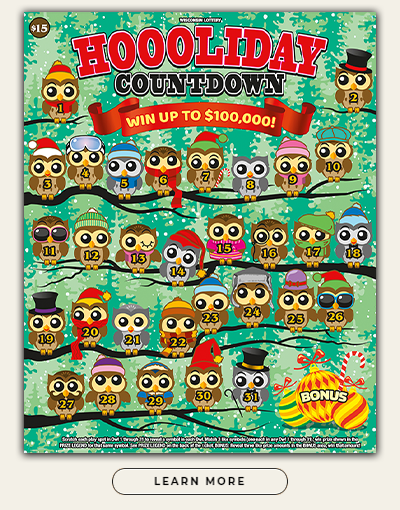 Hooliday Countdown ticket art