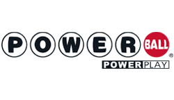 red, black and white circles form the Powerball Logo