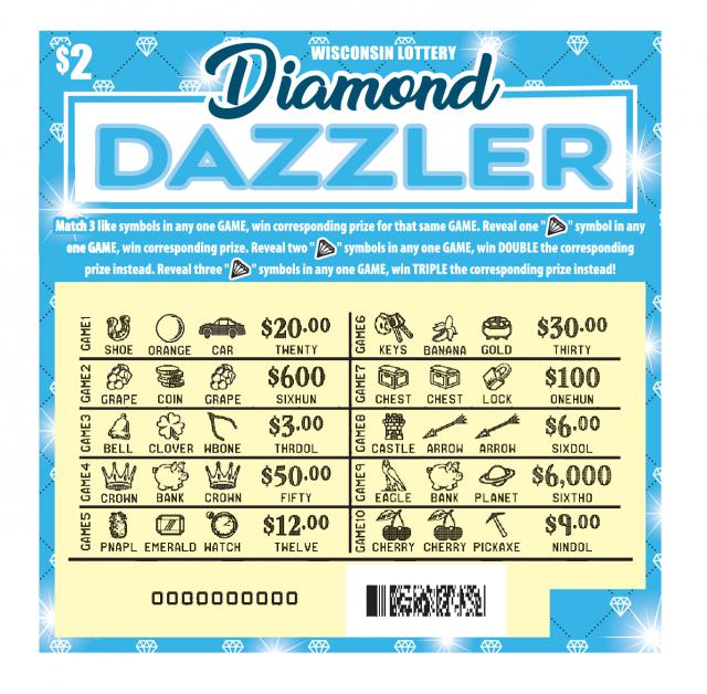 how to play diamond dazzler scratch off