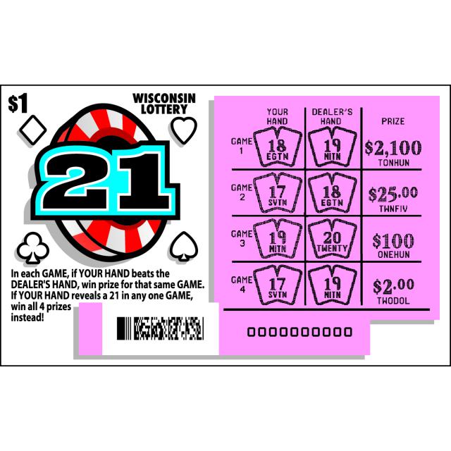 21 Scratched WI-Lottery-2166-Scratch-Game-21-Scratched