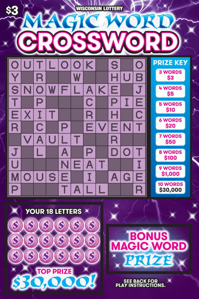 Magic Word Crossword (2089) | Wisconsin Lottery