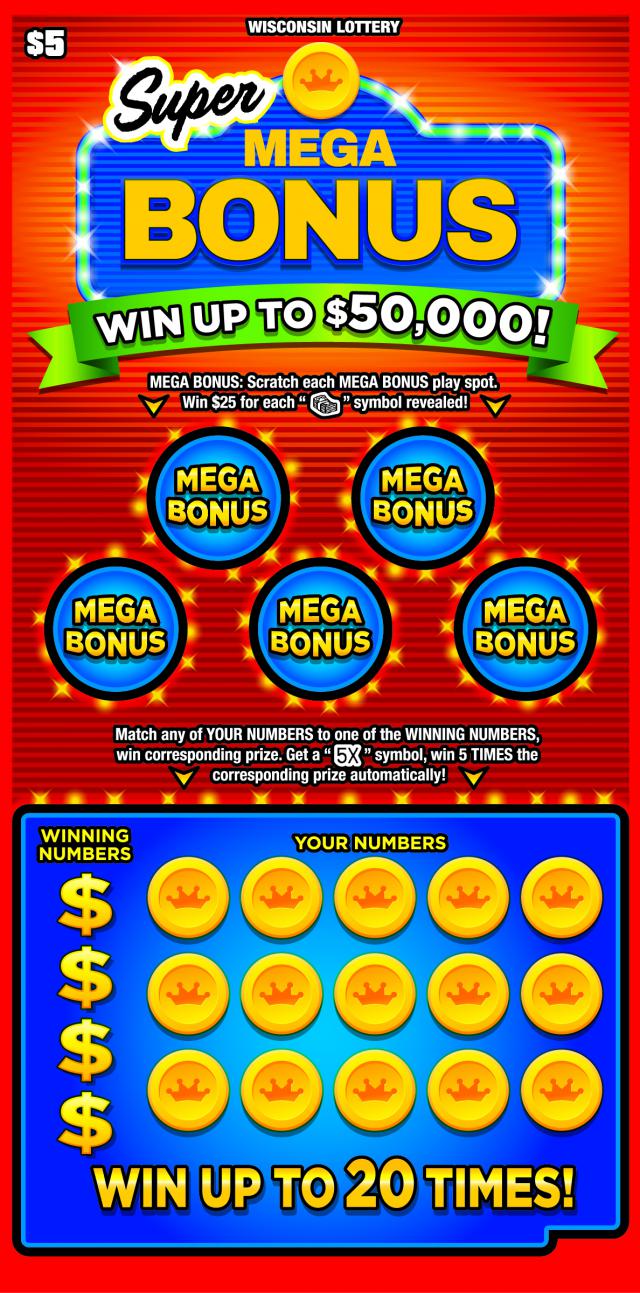 Super Mega Bonus 2093 Wisconsin Lottery