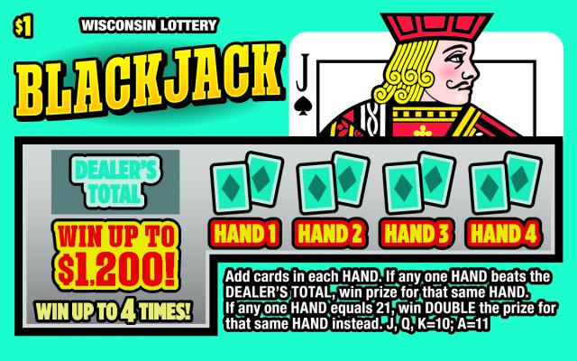 how to play blackjack scratch off