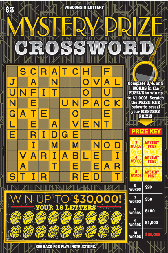 MYSTERY PRIZE CROSSWORD (2281) Wisconsin Lottery