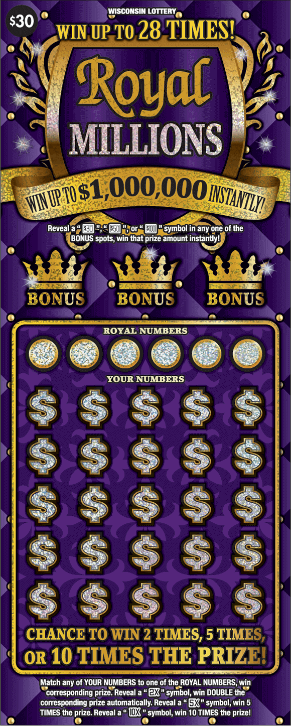 ROYAL MILLIONS (2454) | Wisconsin Lottery