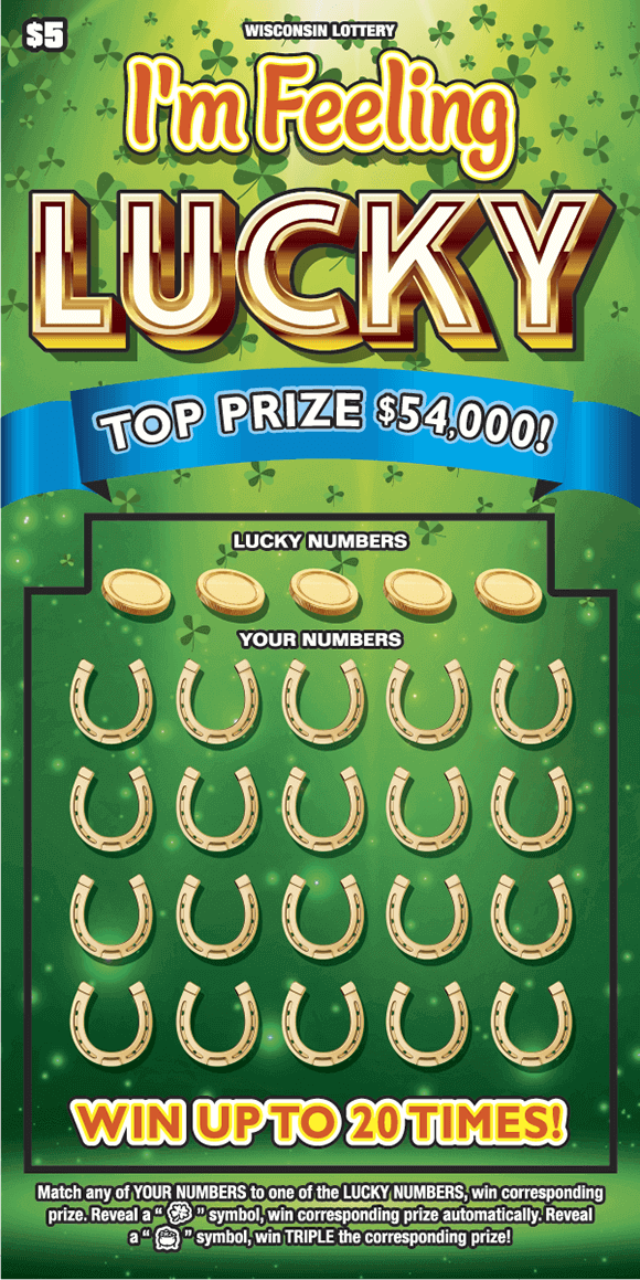 I feel lucky today hot sale lotto