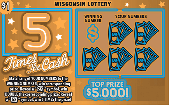 5 TIMES THE CASH (2509) | Wisconsin Lottery