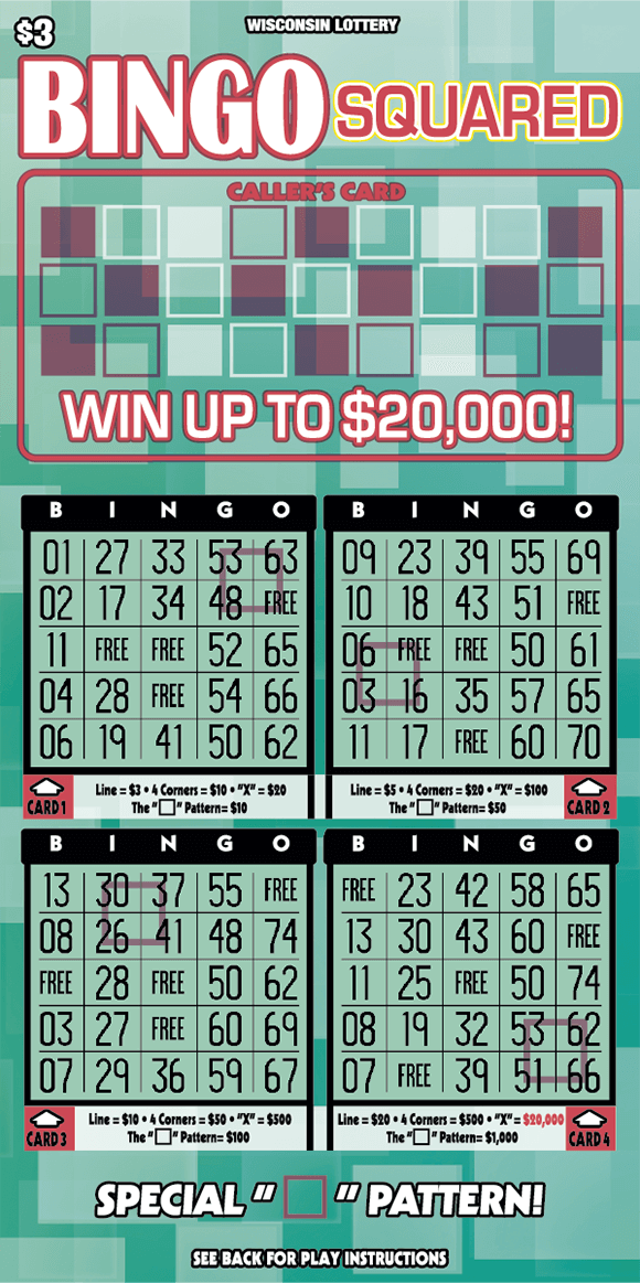 $5 PACKERS (2552)  Wisconsin Lottery