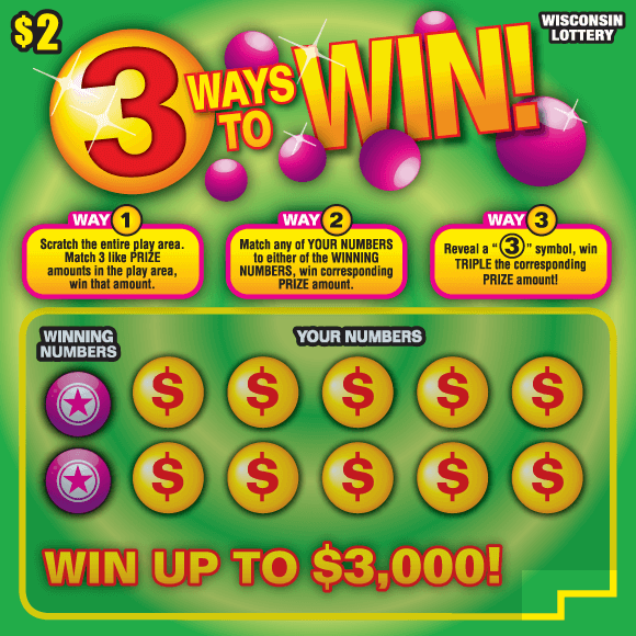 3 WAYS TO WIN 2536 Wisconsin Lottery