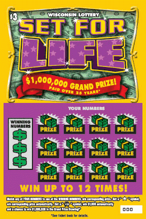 Set For Life 572 Wisconsin Lottery