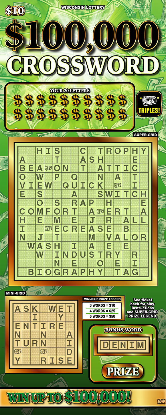 Image of $100000 CROSSWORD (2622)