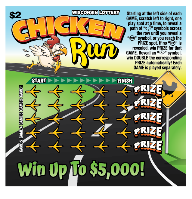 Wisconsin Scratch Game, Chicken Run.