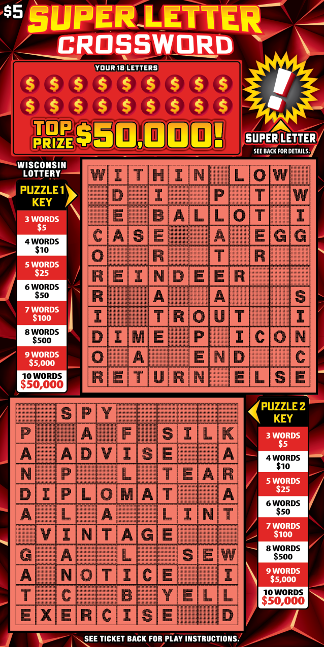 SUPER LETTER CROSSWORD (2713) Image of SUPER LETTER CROSSWORD (2713)