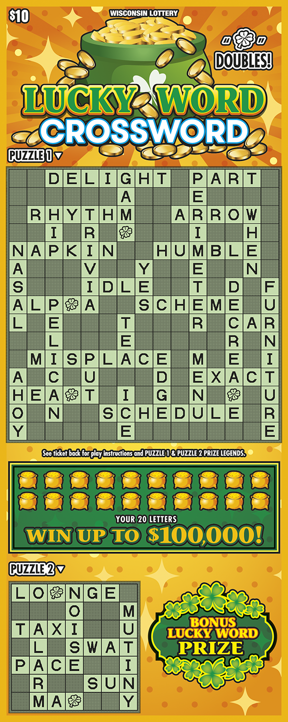LUCKY WORD CROSSWORD (2702) Image of LUCKY WORD CROSSWORD (2702)