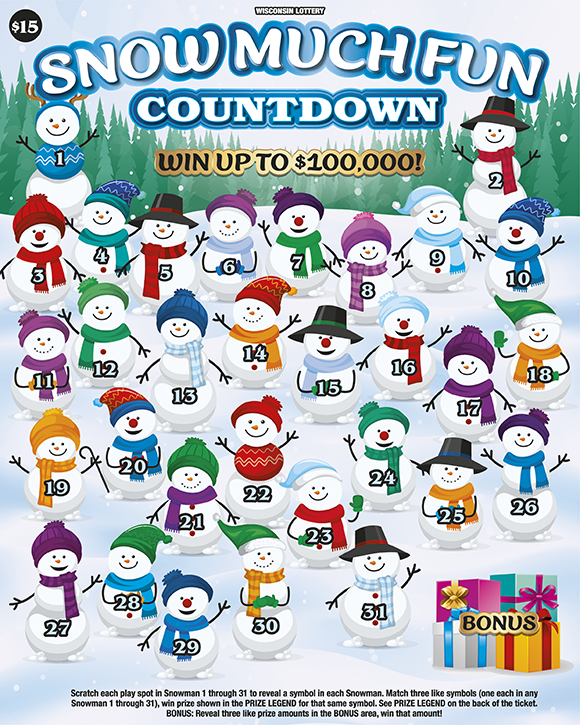 Image of SNOW MUCH FUN COUNTDOWN (2722)