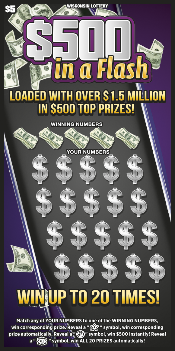 $500 IN A FLASH image