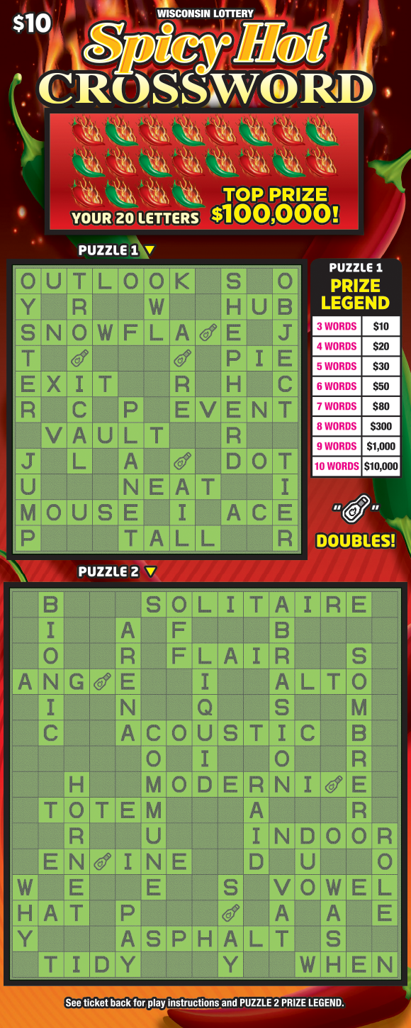 SPICY HOT CROSSWORD image