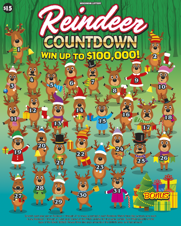 Image of REINDEER COUNTDOWN (2805)