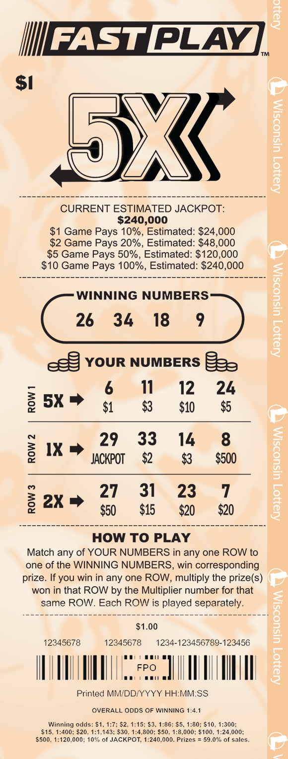 Fast lotto shop winning numbers